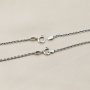 2MM Round Cable Necklace Chain Antiqued Solid 925 Sterling Silver Necklace DIY Jewelry Supplies 1320022