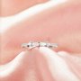 Pin Ring Settings For Half Drilled Pearl Bead,Solid 925 Sterling Silver Ring For Half Drilled Beads,Vintage Style Ring,Moissanite Ring,DIY Ring Supplies 1295074