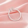 Hexagon Prong Ring Settings,Solid 14K 18K Gold Moissanite Ring,Minimalist Moissanite Ring,DIY Ring Supplies 1294981