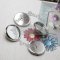 10pcs 12MM silver plated brass button,button base setting,button base tray,button tray,DIY button 1581009-1