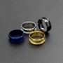 1Pcs 4MM Width channel Bezel 1.5MM Depth Silver Gold Gun Black Blue Stainless Steel Ring Settings DIY Jewelry Supplies 1294118