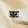 Heavy Cross Stainless Steel Ring,Stainless Steel Baptism Ring,Religious Ring,Men's Ring,DIY Ring Supplies 1295007