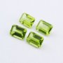 1Pcs Rectangle Emerald Cut Green Peridot August Birthstone Faceted Cut Loose Gemstone Natural Semi Precious Stone DIY Jewelry Supplies 4170012