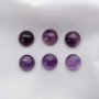 5Pcs 10MM Round Amethyst Cabochon,February Birthstone, Purple Semi Precious Gemstone DIY Jewelry Supplies 4110191