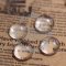 10pcs 35MM transparent round shape glass cabochon,pendant setting cabochon 4110009-9