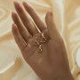 Triangle Prong Pendant Settings,Solid 925 Sterling Silver Rose Gold Plated Pendant Charm,Minimalist Triangle Pendant,DIY Pendant Supplies 1431495