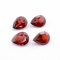 5Pcs Natural Red Garnet January Birthstone Pear Faceted Loose Gemstone Nature Semi Precious Stone DIY Jewelry Supplies 4150010