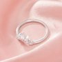 Curved Moissanite Stackable Ring,Solid 14K 18K Gold Ring,Elegant Stacker Ring,Stackable Ring,DIY Ring Supplies 1294996
