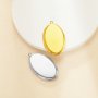 Keepsake Breast Milk Resin Oval Bezel Pendant Settings,Simple Stainless Steel Oval Pendant Charm,DIY Pendant Blank Supplies 1421274