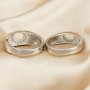 Oval Prong Ring Settings Keepsake Resin Men's Solid 925 Sterling Silver DIY Ring Supplies 1222057