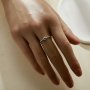 4MM Round Prong Ring Settings,Stainless Steel Round Ring,Simple Round Ring,DIY Ring Supplies 1212119