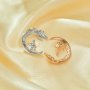 Keepsake Breast Milk Ball Pin Pendant Settings for 10-12MM Half Drilled Pearl Beads,Moon Solid 925 Sterling Silver Rose Gold Plated Pendant Charm,Pave CZ Stone Moon Pendant,DIY Pendant Supplies 1431493