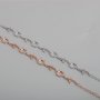 1Pcs 6MM 4 Stones Flower Leaf Solid 925 Sterling Silver Rose Gold Round 4 Prongs Gemstone DIY Bracelet Prong Bezel Settings 1900219