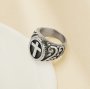 Heavy Jerusalem Cross Stainless Steel Ring,Stainless Steel Baptism Ring,Cross Religious Ring,Men's Ring,DIY Ring Supplies 1295010