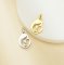Stainless Steel Mother Child Baby Pendant Charm,Yellow Gold Plated Stainless Steel Pendant,DIY Pendant Blank Supplies 1431445