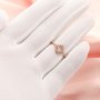 6MM Cushion Square Prong Ring Settings,Vintage Flower Solid 14K 18K Gold Moissanite Ring,Marquise Art Deco Ring Band,DIY Ring Supplies 1294628