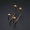 1Pcs Vintage Style Brass Bronze Screwed Ball Wire Bracelet Bangle for DIY Beading Supplies 1900229