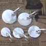 20Pcs 20MM silver plated brass round earring hoop,earring tray,earring setting,earring hook 1702007-6