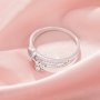 4MM Keepsake Breast Milk Resin Heart Bezel Ring Settings,Solid 14K 18K Gold Ring,Moissanite Heart Deco Solid Back Ring,DIY Ring Supplies 1295043