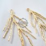 6pcs 20x38mm 14K light gold plated brass coral branch DIY pendant charm jewelry findings supplies 1850168