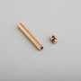 1Pcs 5x45MM Stainless Steel Rose Gold Silver Plated Perfume Container Vial Wish DIY Pendant Charm 1800512