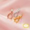 Pear Prong Pendant Settings,Solid 14K 18K Gold Pendant,Art Deco Pear Pendant,DIY Pendant Supplies For Gemstone 1431508