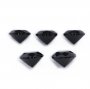5Pcs Natural Round Black Onyx Faceted Cut Loose Gemstone Nature Semi Precious Stone DIY Jewelry Supplies 4110170