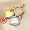 10MM Halo Heart Keepsake Breast Milk Bezel Se...