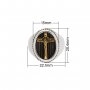 Heavy Cross Stainless Steel Ring,Gold Silver Baptism Ring,Cross Religious Ring,Men's Ring,DIY Ring Supplies 1295014