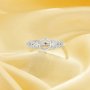 6MM Hexagon Prongs Ring Settings Size 6.75,Leaf Tree Branch 925 Sterling Silver Rose Gold Plated Ring,Art Deco Ring,DIY Ring Supplies 1294904