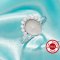 Keepsake Breast Milk Resin Oval Ring Bezel Settings,Solid 925 Sterling Silver Ring,Art Deco Solid Back Ring,DIY Ring Supplies For Gemstone 1222150-1