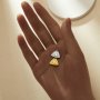 2MM Keepsake Breast Milk Resin Round Bezel Pendant Settings,Stainless Steel Eye Pendant Charm,Lrregular Triangle Eye Pendant 1411428