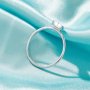 Keepsake Breast Milk Resin Pear Bezel Ring Settings,Solid Back Solid 925 Sterling Silver Ring,Minimalist Pear Ring,DIY Ring Supplies 1294950