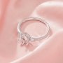 Hexagon Prong Ring Settings,Vintage Styles Solid 14K 18K Gold Ring,Dainty Art Deco Ring,DIY Ring Supplies 1294978