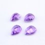 5Pcs Natural Purple Amethyst February Birthstone Pear Faceted Loose Gemstone Nature Semi Precious Stone DIY Jewelry Supplies 4150011