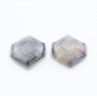 1Pcs 8x10MM Hexagon Labradorite Facted Cut Loose Gemstone Nature Semi Precious Stone DIY Jewelry Supplies 4160032