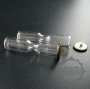 5pcs 12x50mm sandglass bottle 8mm mouth bronze bail hourglass timer perfume vial pendant wish charm DIY supplies 1800216
