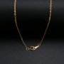 1.3MM 14K Rose Gold Filled Necklace O Chain DIY Supplies Findings 1329004