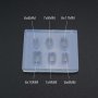 Facted Oval Rectangle Breast Milk Cabochon Silicone Mold Epoxy Resin Keepsake DIY Jewelry Making Supplies 1507039