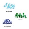 5Pcs March May December Imitation Birthstone Round Faceted Cubic Zirconia CZ Stone DIY Loose Stone Supplies 4110183-2