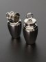 1Pcs 16x34MM blank stainless steel cremation bottle perfume holder ash wish vial pendant canister memorial gift name engraving 1190011