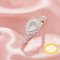 4x6MM Keepsake Breast Milk Resin Pear Bezel Ring Settings,Solid 14K 18K Gold Ring,Moissanite Art Deco Solid Back Ring,DIY Ring Supplies 1295039