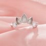 Three Stones Keepsake Breast Milk Resin Pear Bezel Ring Settings,Solid 925 Sterling Silver Ring,CZ Stone Art Deco Solid Back Ring,DIY Ring Supplies 1295041-1