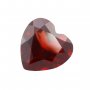 5Pcs Heart Red Garnet January Birthstone Faceted Cut Loose Gemstone Nature Semi Precious Stone DIY Jewelry Supplies 4130014