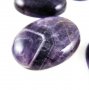 5pcs 30x40mm large oval natural dog tooth amethyst cabochon,amethystine cabs 4120022