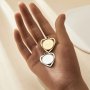 Keepsake Breastmilk Stainless Steel Round Bezel Pendant,Art Deco Round Pendant Charm,Silver Gold Pendant,DIY Pendant Supplies 1411441
