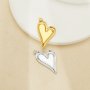 10x18MM Keepsake Breast Milk Resin Heart Bezel Pendant Settings,Simple Stainless Steel Heart Pendant Charm,DIY Pendant Supplies 1431536
