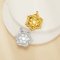 4MM Round Bezel Stainless Steel Pendant Settings,Yellow Gold Rhodium Pendant Charm,Art Deco Flower Pendant,DIY Pendant Blank Supplies 1431519