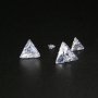 1Pcs Multiple Size Triangle Shape Moissanite Stone Faceted Imitated Diamond Loose Gemstone for DIY Engagement Ring D Color VVS1 Excellent Cut 4160020