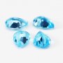 Natural Pear Faceted Swiss Blue Topaz Gemstone November Birthstone DIY Loose Semi Precious Gemstone DIY Jewelry Supplies 4150020